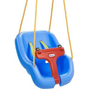 image:imageLittle Tikes Snug n Secure Blue Swing with Adjustable Straps 2in1 for Baby and Toddlers Ages 9 Months  4 Years