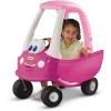 image:imageLittle Tikes Princess Cozy Coupe RideOn Toy  Toddler Car Push and Buggy Includes Working Doors Steering Wheel Horn Gas Cap Ignition Switch  For Boys and Girls Active Play  Magenta