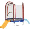 image:imageLittle Tikes Climb n Slide 7ft Trampoline Outdoor Ages 310 with Slide and Climbing Steps Boys and Girls Attached Shoe Holder