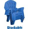image:imageLittle Tikes Kids Garden Chair 4 Pack in Blue Outdoor Toddler Activity Adirondack Chairs for Picnic Garden Patio Backyard amp Beach Outdoor Chair Set4 Pack
