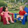 image:imageLittle Tikes Kids Garden Chair 4 Pack in Red Outdoor Toddler Activity Adirondack Chairs for Picnic Garden Patio Backyard amp Beach Outdoor Chair Set4 Pack