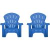 image:imageLittle Tikes Kids Garden Chair 4 Pack in Blue Outdoor Toddler Activity Adirondack Chairs for Picnic Garden Patio Backyard amp Beach Outdoor Chair Set2 Pack