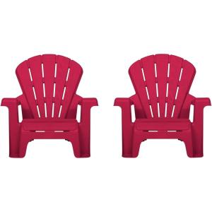 image:imageLittle Tikes Kids Garden Chair 4 Pack in Red Outdoor Toddler Activity Adirondack Chairs for Picnic Garden Patio Backyard amp Beach Outdoor Chair Set2 Pack