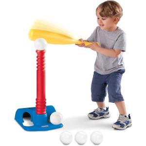 image:imageLittle Tikes TBall Set Red 5 Balls for Toddlers Ages 18 Months  Amazon ExclusiveFull Set  T  Baseball Bat  5 Balls