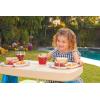 image:imageLittle Tikes Easy Store Picnic Table with Umbrella Multi Color 4200L x 3800W x 1975HBlueGreen