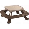 image:imageLittle Tikes Fold n Store Picnic Table with Market Umbrella Brown 632433MPicnic Table