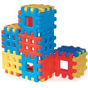 image:imageLittle Tikes Big Waffle Block Set  18 pieces BlueRedYellowBig Waffle Block Set