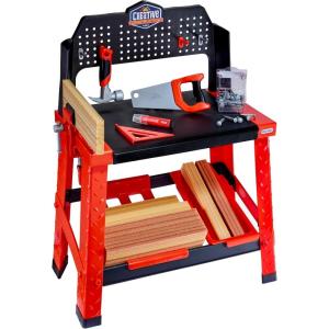 image:imageLittle Tikes Creative Construction Workbench with 15 Accessories Pretend Play Construction Set for Boys and Girls Ages 3 YearsFull Set with Accessories Workbench with Tool Set