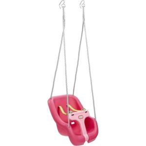 image:imageLittle Tikes Snug n Secure Pink Swing with Adjustable Straps 2in1 for Baby and Toddlers Ages 9 Months  4 Years16D x 163W x 17HMagenta