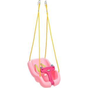 image:imageLittle Tikes Snug n Secure Pink Swing with Adjustable Straps 2in1 for Baby and Toddlers Ages 9 Months  4 Years16D x 163W x 17HPink