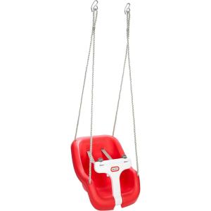 image:imageLittle Tikes Snug n Secure Pink Swing with Adjustable Straps 2in1 for Baby and Toddlers Ages 9 Months  4 Years16D x 163W x 17HRed