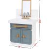 image:imageLittle Tikes First Bathroom Sink with Real Working Faucet Pretend Play for Kids 12 Bathroom Accessories Interactive Unique Toy MultiColor Ages 2 Grey