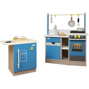 image:imageLittle Tikes Classic Cooks Kitchen with Island 2in1 Multi Kid Interactive 360 Degree Role Play with Style Function Accessories and Imagination Fun for Kids Boys Girls Ages 38 Years