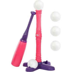 image:imageLittle Tikes TBall Set Pink 5 Balls for Toddlers Ages 18 Months  Amazon ExclusiveFull Set  T  Baseball Bat  5 Balls