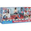 image:imageLittle Tikes Pelican Explore amp Fit Cycle Adjustable Play Fitness Exercise Equipment Stationary Bike with Videos and Builtin Bluetooth Speaker For Kids Ages 37 Years WHITE BLUE