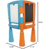 image:image2in1 Drawing Table  MultiSided Desk with Easel Chalkboard amp DryErase Board for Arts Crafts and Homework