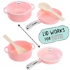 image:imageLittle Tikes Sweet Spaces Pots amp Pans Set Pink Play Kitchen Cookware Boys and Girls Ages 3 Years