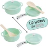 image:imageLittle Tikes Sweet Spaces Pots amp Pans Set Sea Foam Play Kitchen Cookware for Boys and Girls Ages 3 Years