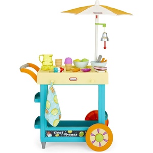 image:imageLittle Tikes 2in1 Lemonade and Ice Cream Stand with 25 Accessories and Chalkboard For Kids Ages 2 plusStand