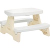 image:imageLittle Tikes Easy Store Jr Play Table  White Foldable Toddler Picnic Table and Chair Set IndoorOutdoor Activity Table for Kids Compact Storage Design Boys and Girls Ages 18 Months to 5 Years
